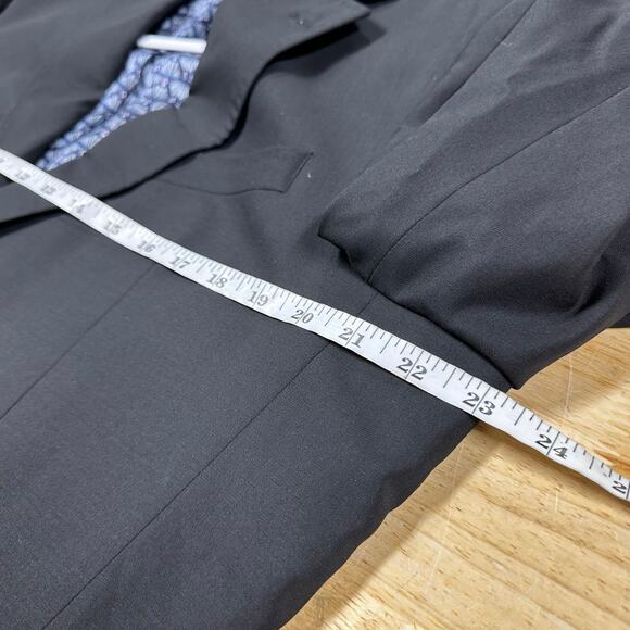 Ted Baker London NWOT Jay Trim Fit Men's 100% Wool Blazer Black Size 44L - Picture 5 of 6